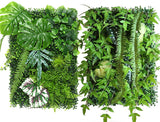 Tropisch grüne Wanddeko für den Innenbereich 40*60 cm